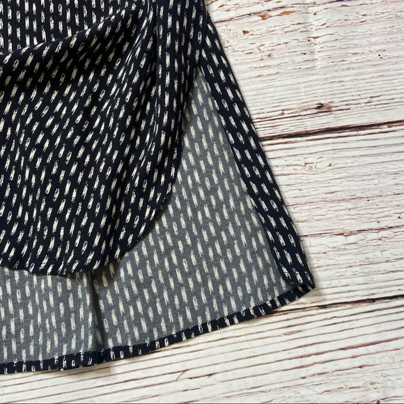 Madewell Sunbase Black Ikat Print Top Sz XS - Picture 12 of 16